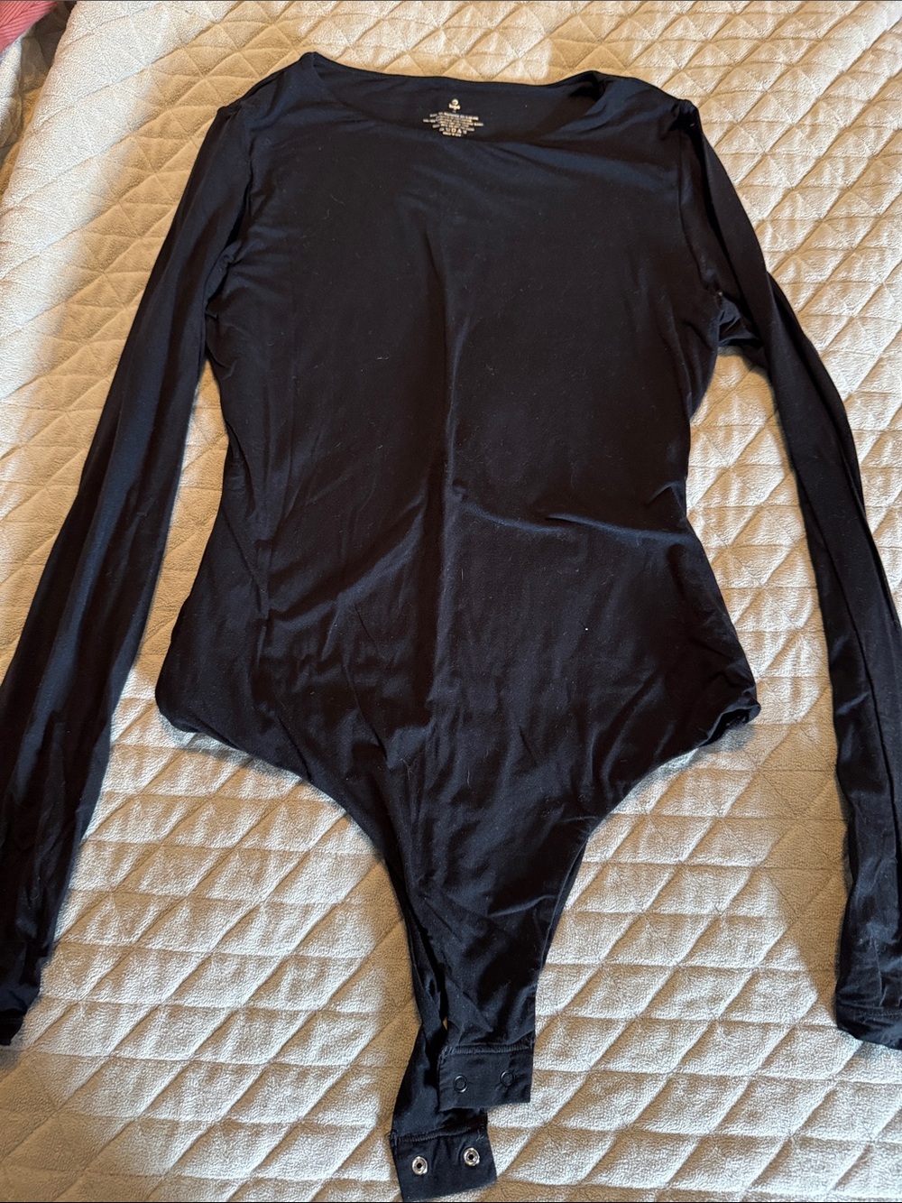 Long Sleeve Black Bodysuit - Women Intimates & Sleepwear